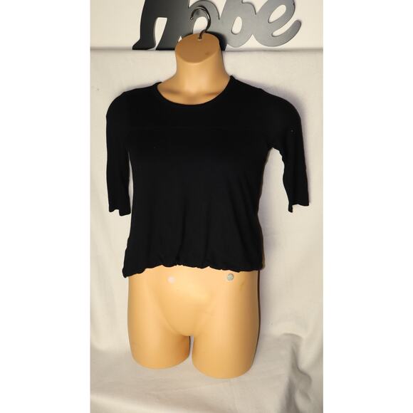 Black long sleeve shirt W5 S - Picture 1 of 4